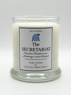 The Secretariat by Kentucky Green Studio, scented candle main product photo