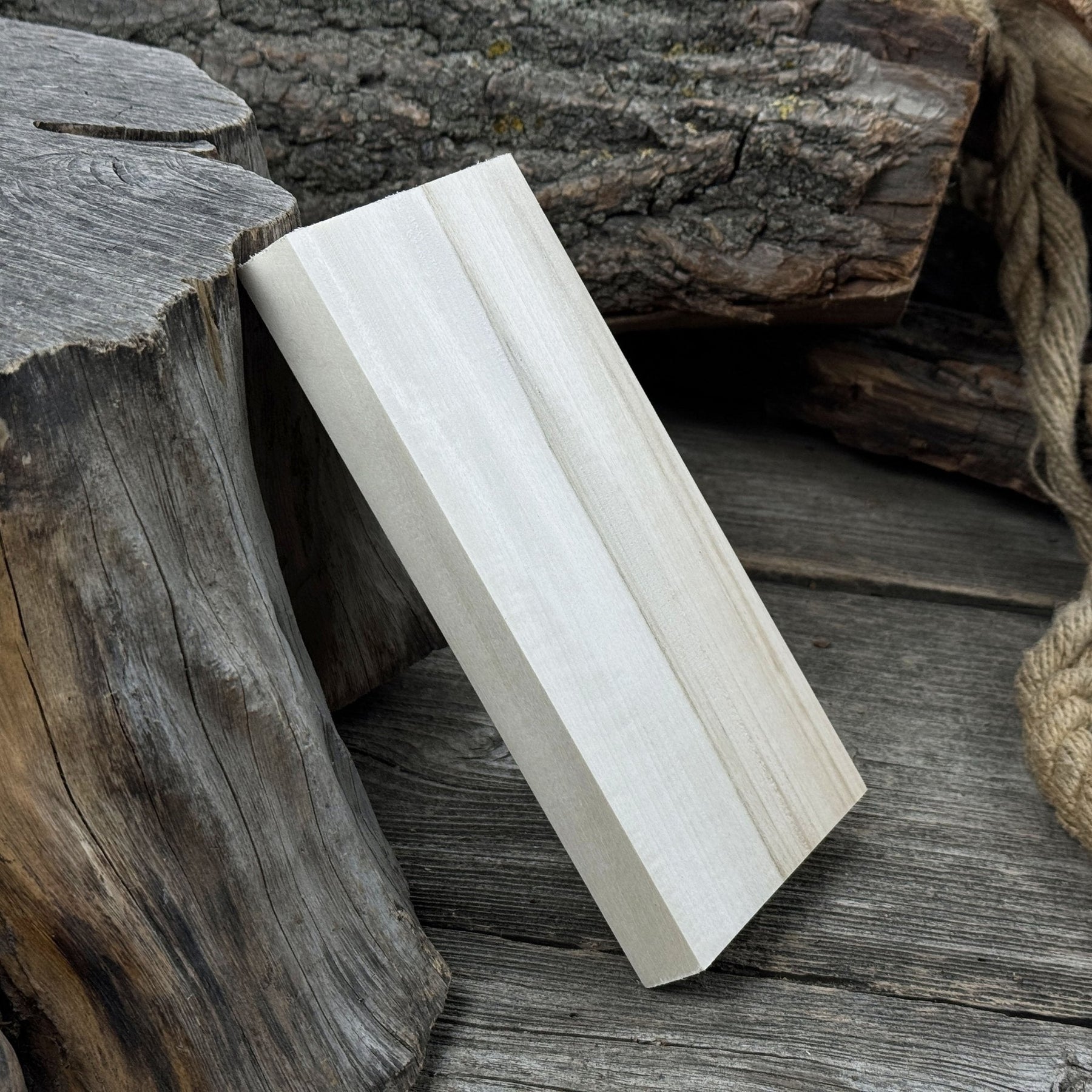 Set of 3 Flat Linden Wood Carving Blanks