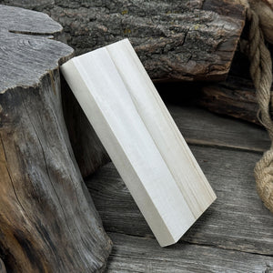 Set of 3 Flat Linden Wood Carving Blanks