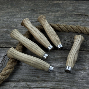 Set of 5 Ash Handles – Ideal for Carving Knives & Hand Tool Repair detail view by Sharky Forged Steel Tools