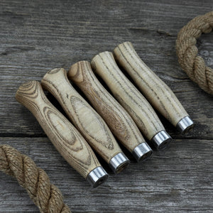 Set of 5 Ash Handles – Ideal for Carving Knives & Hand Tool Repair detail view by Sharky Forged Steel Tools