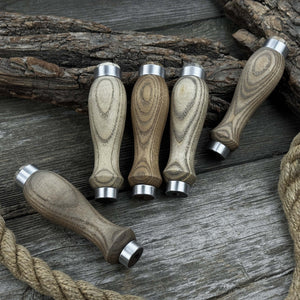 Set of 5 Ash Wood Replacement Handles detail view by Sharky Forged Steel Tools