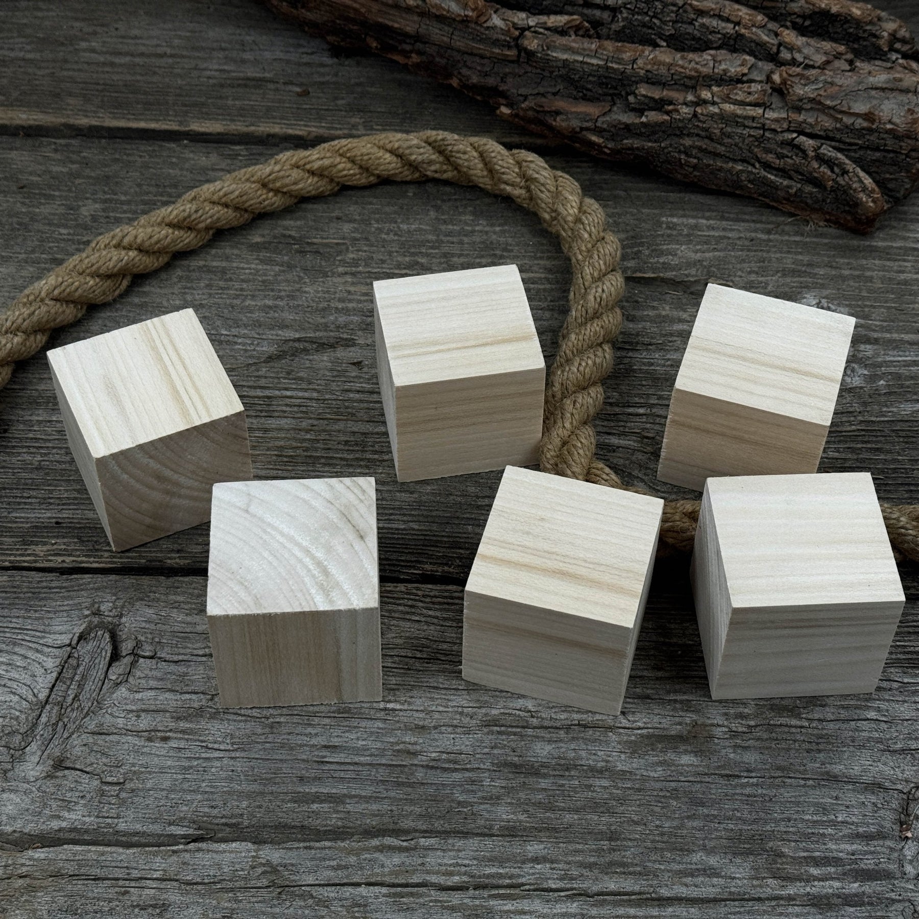 Set of 6 Linden Wood Carving Blanks detail view by Sharky Forged Steel Tools
