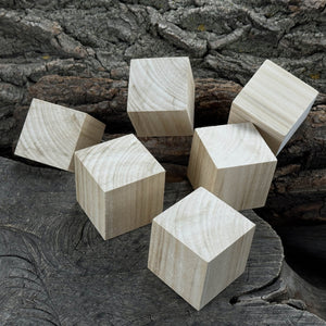 Set of 6 Linden Wood Carving Blanks detail view by Sharky Forged Steel Tools