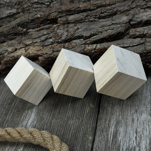 Set of 6 Linden Wood Carving Blanks detail view by Sharky Forged Steel Tools