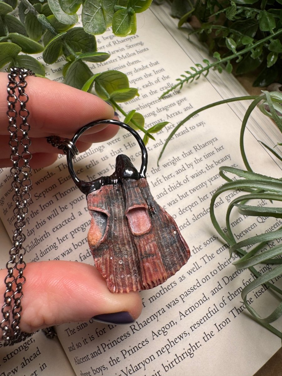 Shell Fragment Necklace by Copper Ashes