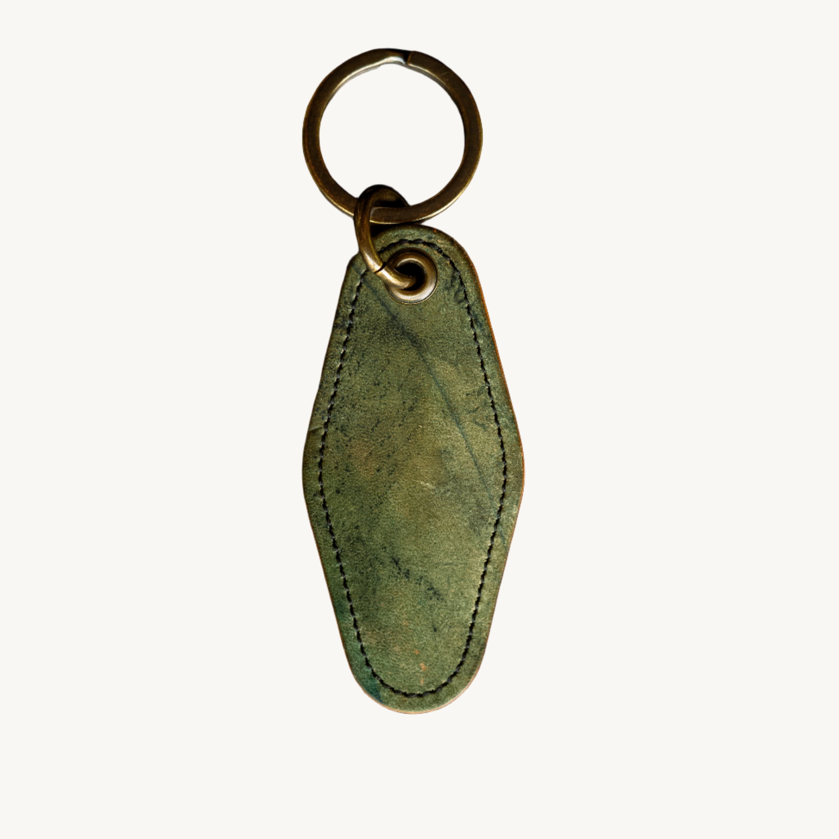 Motel Key Ring - Reverse Black Horween Shell Cordovan