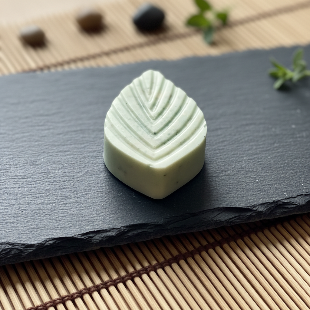 SynEb French Green Clay Travel & Gift Bar - Mini Detox Soap - The Clay Collection by Handcrafted Soaps by Syn Eb, natural skincare detail photo 2