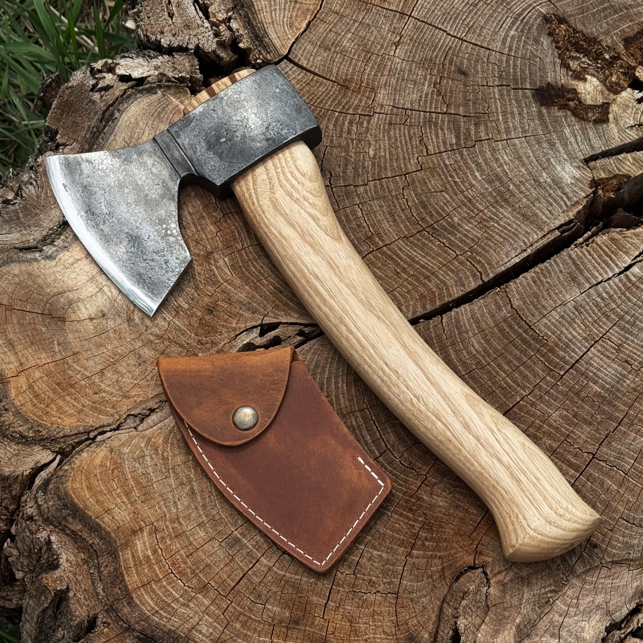 Small Carving Axe, 0.65 kg (1.43 lb) by Sharky Forged Steel Tools