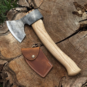 Small Carving Axe, 0.65 kg (1.43 lb) by Sharky Forged Steel Tools