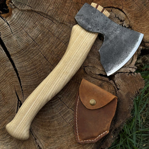 Small Carving Axe, 0.66 kg (1.46 lb) by Sharky Forged Steel Tools