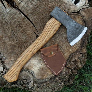 Small Carving Axe, 0.7 kg (1.54 lb) by Sharky Forged Steel Tools