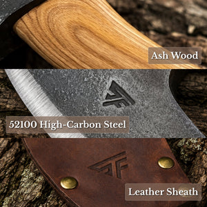 Small Carving Axe, 650 g (1.43 lb)