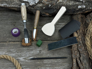 Spoon Carving Kit – All-in-One Whittling Starter Set for Beginners, Adults & Kids detail view by Sharky Forged Steel Tools