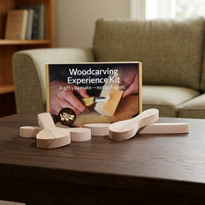 Spoon Carving Kit – Beginner-Friendly Wood Carving Tools & Spoon Blanks by Sharky Forged Steel Tools