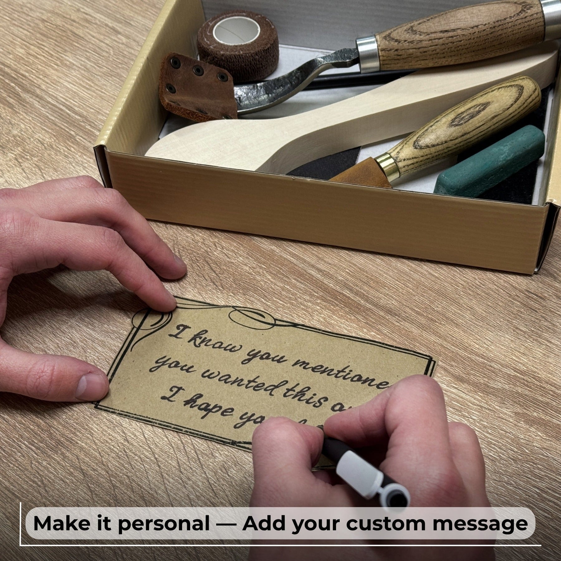 Spoon Carving Kit - Complete Starter Whittling Kit for Beginners Adults, Teens, and Kids detail view by Sharky Forged Steel
