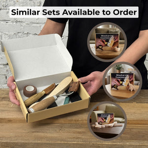 Spoon Carving Kit - Complete Starter Whittling Kit for Beginners Adults, Teens, and Kids detail view by Sharky Forged Steel