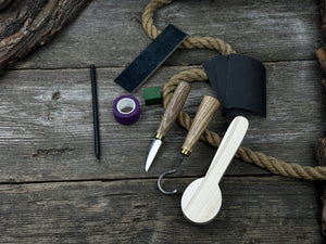 Spoon Carving Kit – Craft Your First Spoon with This All-Inclusive Starter Set detail view by Sharky Forged Steel Tools