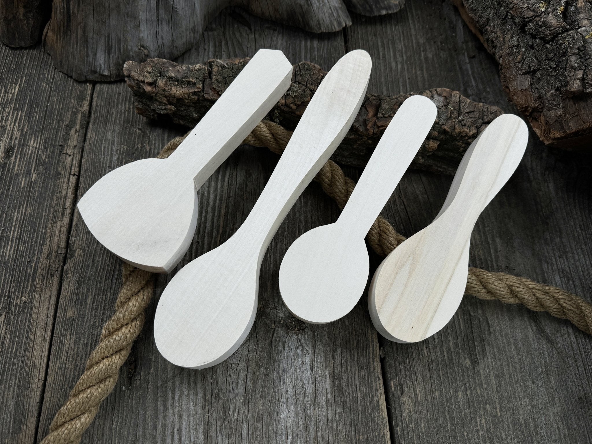 Spoon Carving Kit – DIY Wood Carving Set with Tools & Spoon Blanks for Starters detail view by Sharky Forged Steel Tools