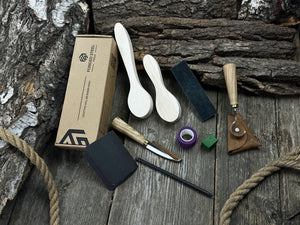 Spoon Carving Kit – Everything You Need to Start Carving Spoons at Home detail view by Sharky Forged Steel Tools