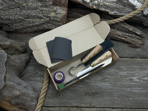 Spoon Carving Kit For Beginners detail view by Sharky Forged Steel Tools