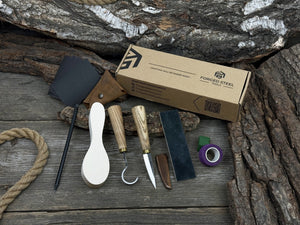 Spoon Carving Kit For Beginners by Sharky Forged Steel Tools