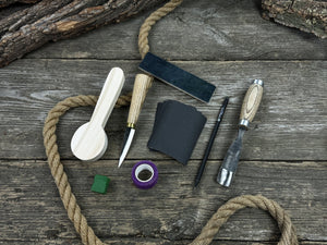 Spoon Carving Kit – Starter Carving Set for Hobbyists, Teens, Adults & Beginners detail view by Sharky Forged Steel Tools