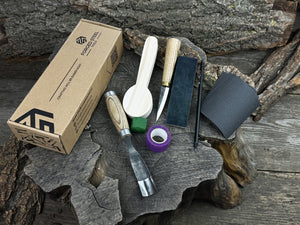 Spoon Carving Kit – Starter Carving Set for Hobbyists, Teens, Adults & Beginners detail view by Sharky Forged Steel Tools