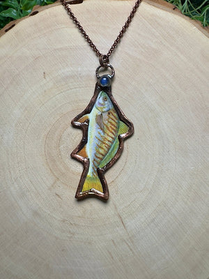 Spot and Labradorite Necklace by Copper Ashes