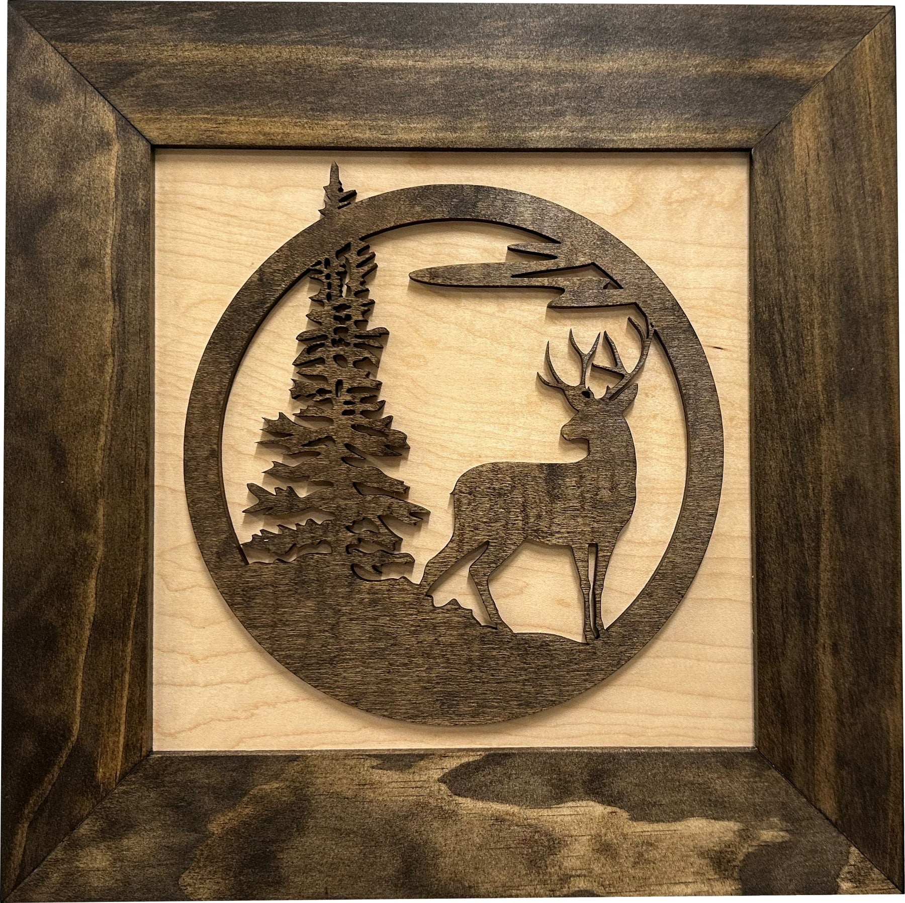 Buck In Nature Gun Safe Shelf - Gun Concealment Furniture - Hidden Gun Safe for Discrete Firearm Storage by Bellewood Designs, Southern home decor detail photo 11