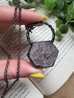 Star Ruby Necklace by Copper Ashes