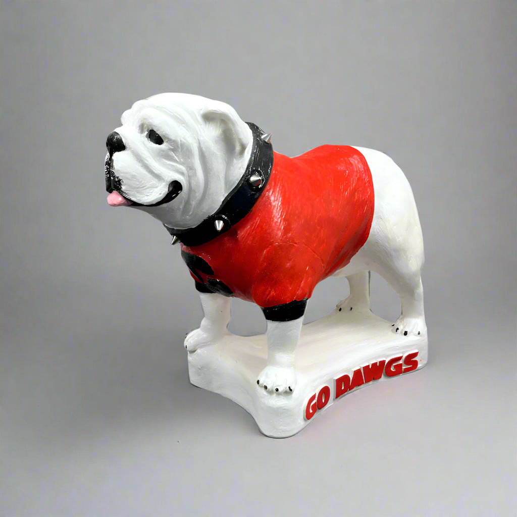 Georgia Bulldogs Standing UGA Mascot Tabletop Sculpture alternate view 5