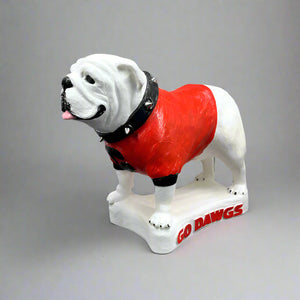 Georgia Bulldogs Standing UGA Mascot Tabletop Sculpture alternate view 5