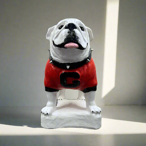 Georgia Bulldogs Standing UGA Mascot Tabletop Sculpture alternate view 3