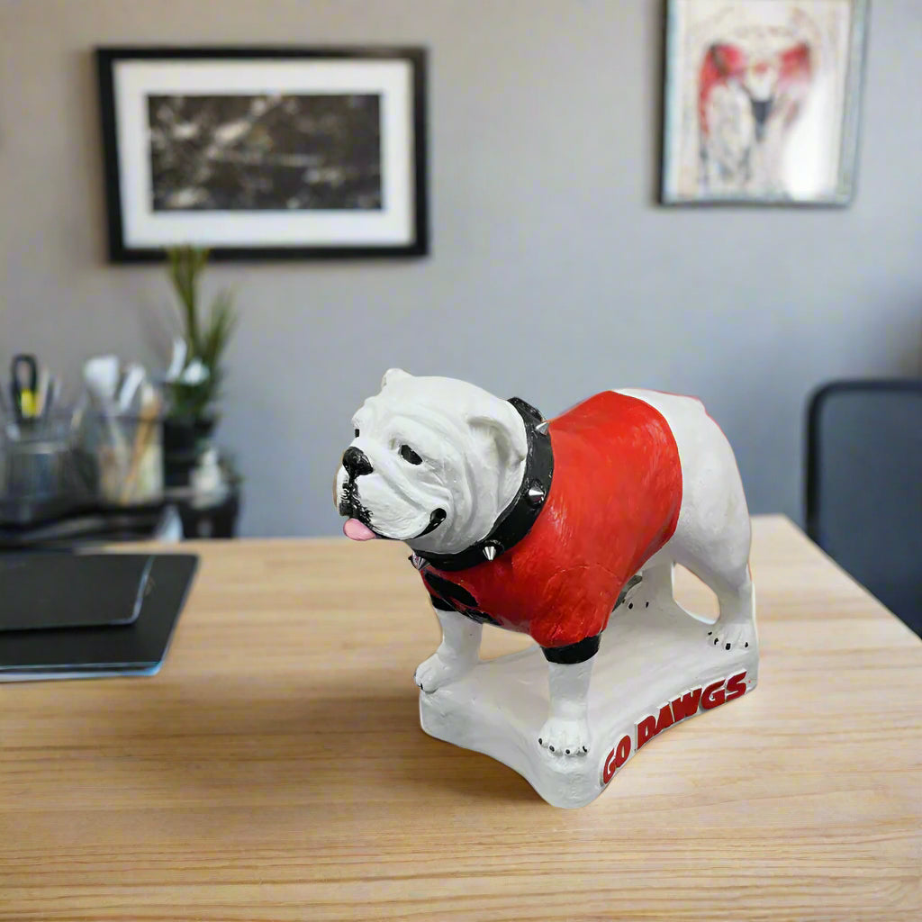 Georgia Bulldogs Standing UGA Mascot Tabletop Sculpture alternate view 2