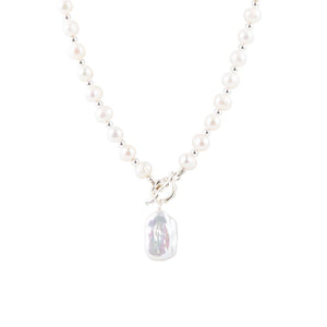 Sunday Best Pearl Toggle Necklace by Barse Jewelry