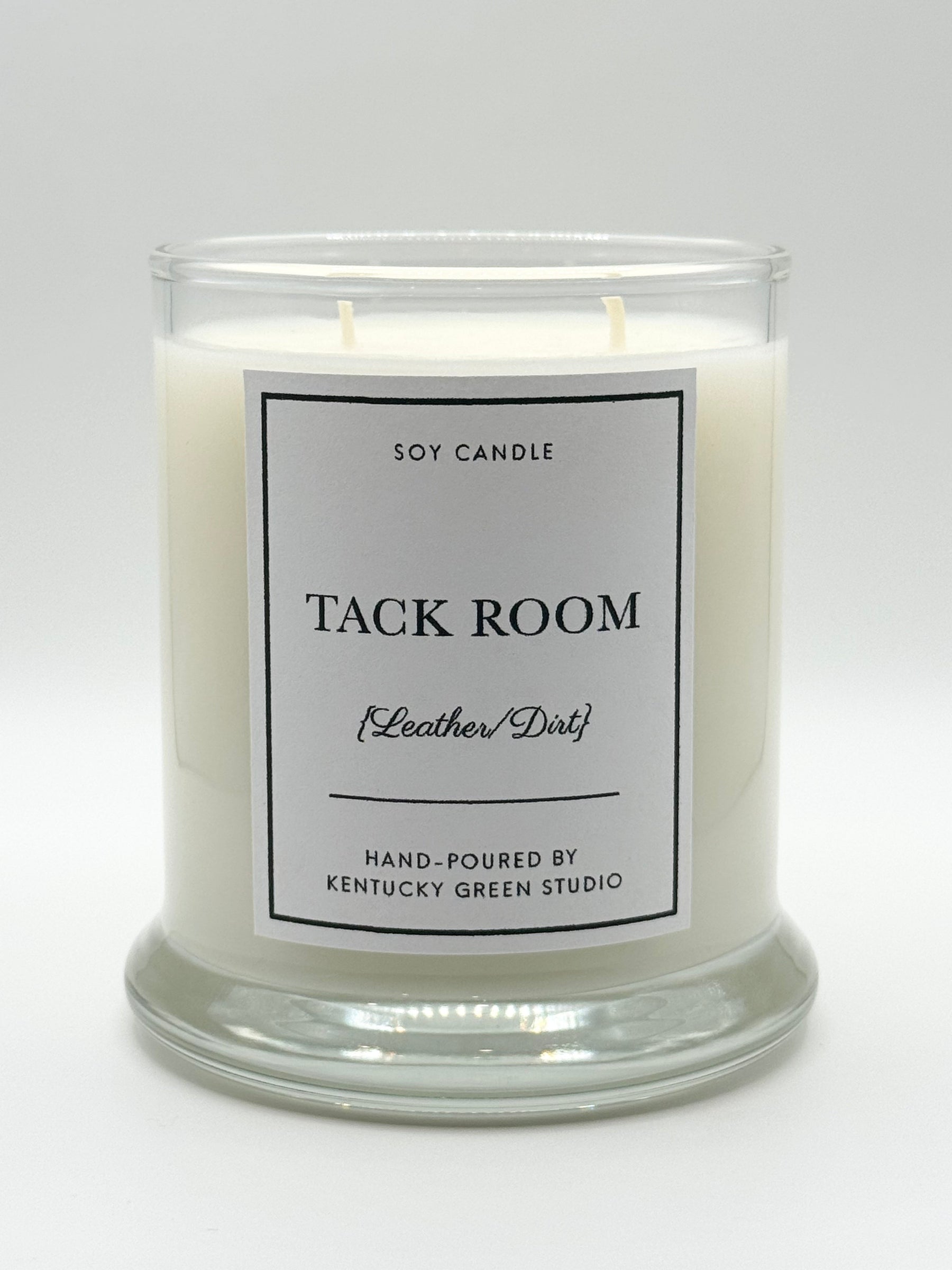 Tack Room Soy Candle by Kentucky Green Studio, scented candle main product photo
