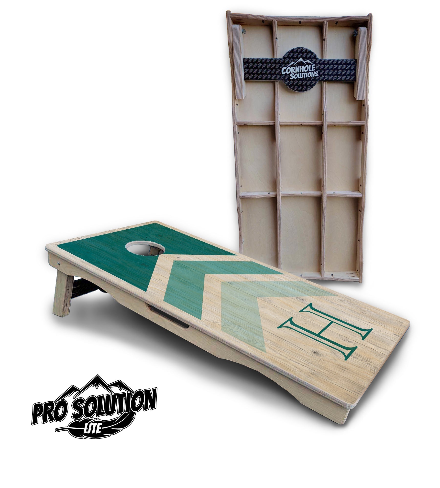 Teal Wedding Arrows - Cornhole Boards - Pro Lite Series
