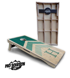 Teal Wedding Arrows - Cornhole Boards - Pro Lite Series