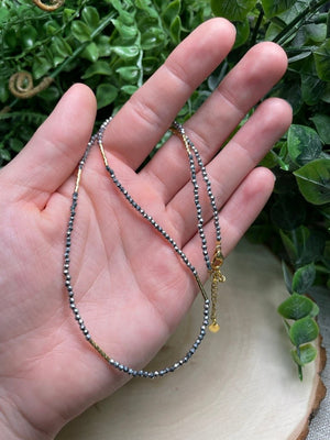 Terahertz Choker Necklace by Copper Ashes