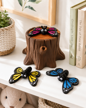 Butterfly Playset with Tree Stump by The Tween Space, natural skincare detail photo 4