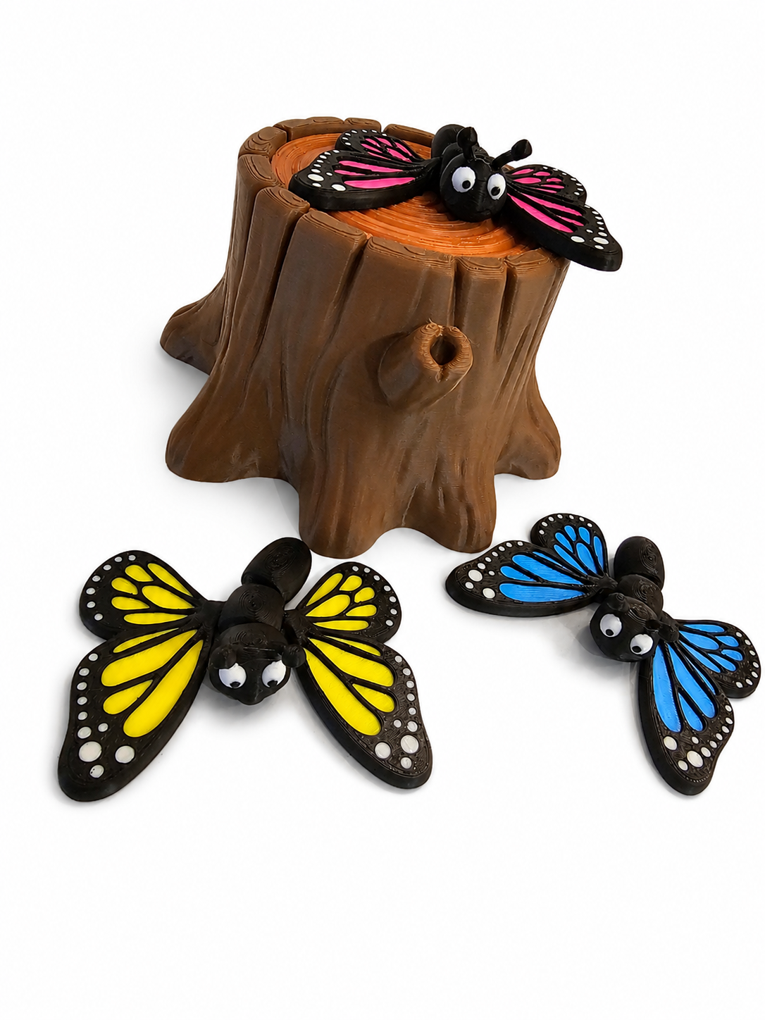 Butterfly Playset with Tree Stump by The Tween Space, natural skincare detail photo 2
