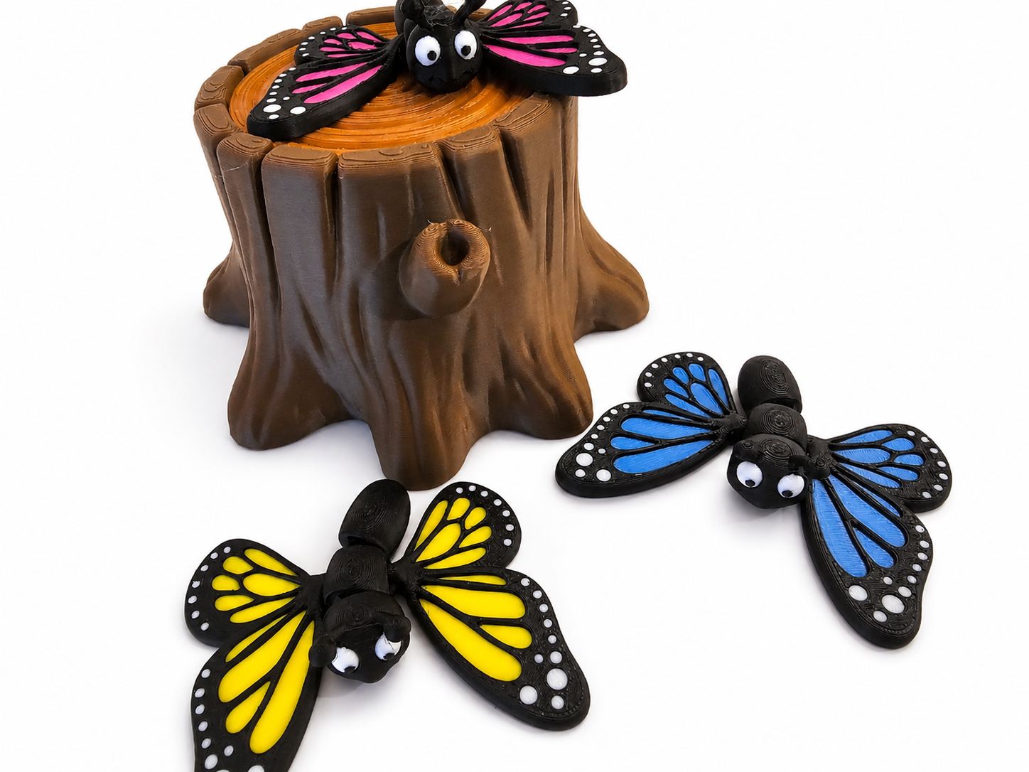 Butterfly Playset with Tree Stump by The Tween Space, natural skincare main product photo