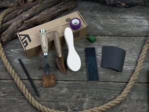 The Ultimate Beginner’s Spoon Carving Kit by Sharky Forged Steel Tools