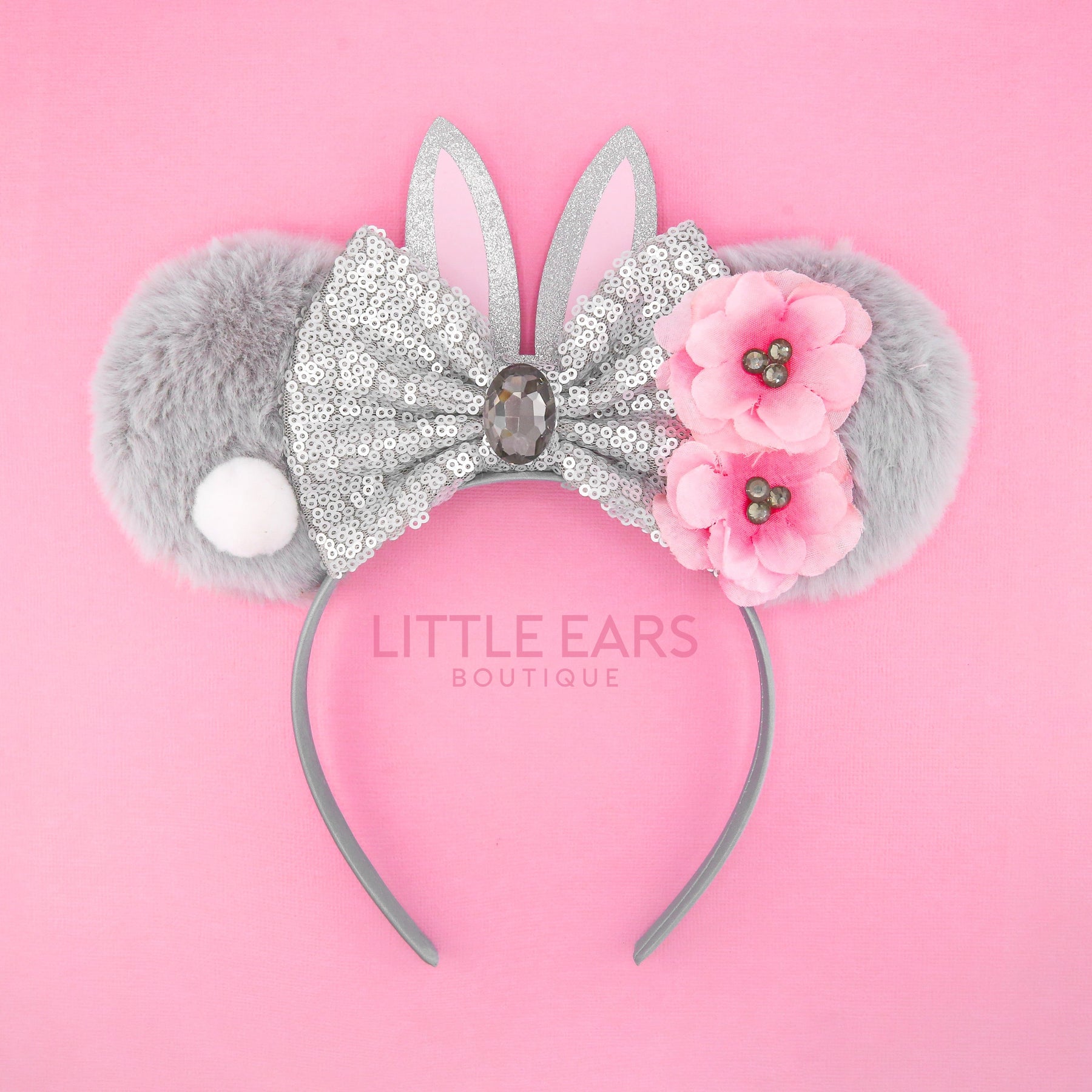 Woodland Bunny Ears by Little Ears Boutique, headbands main product photo