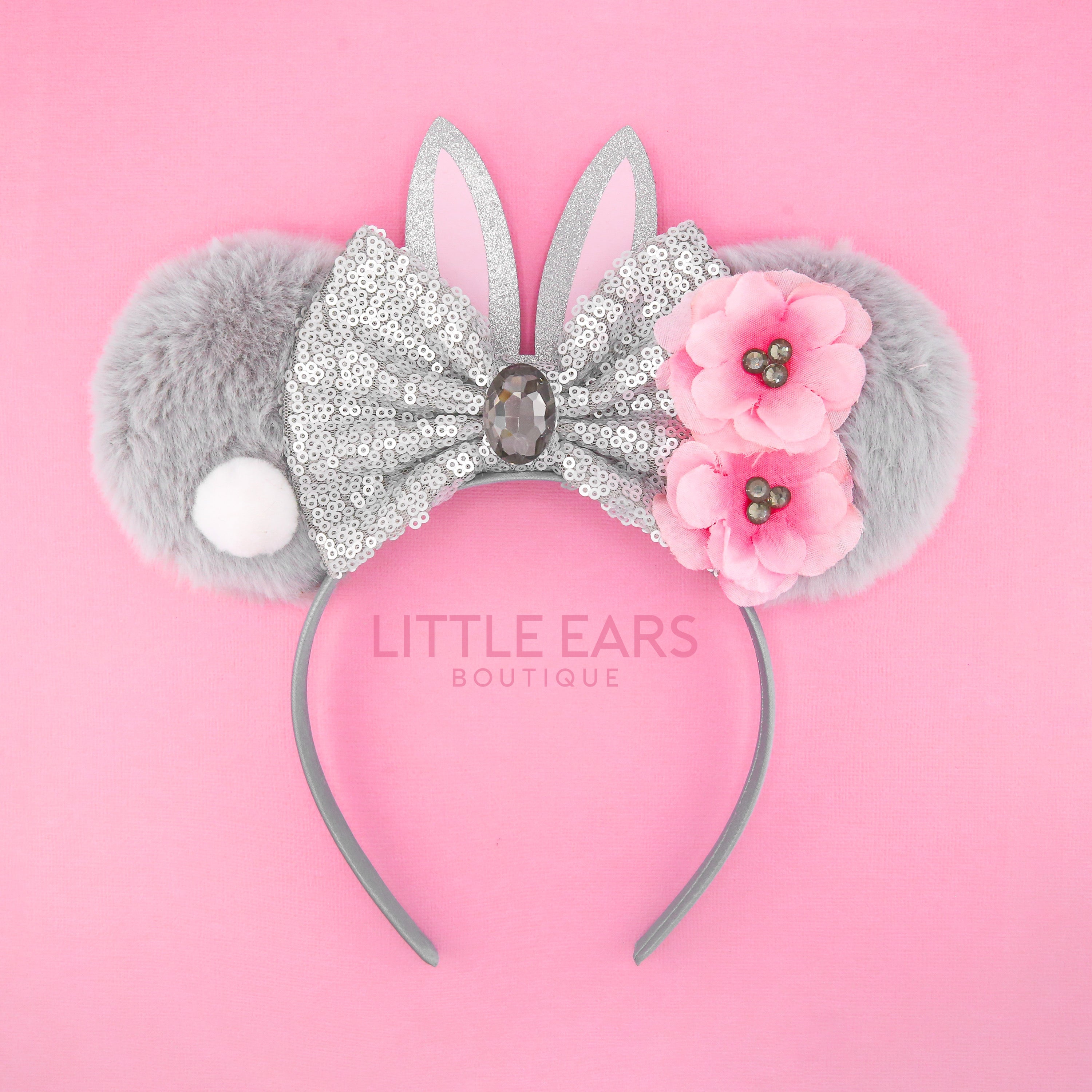 Woodland Bunny Ears by Little Ears Boutique, headbands main product photo