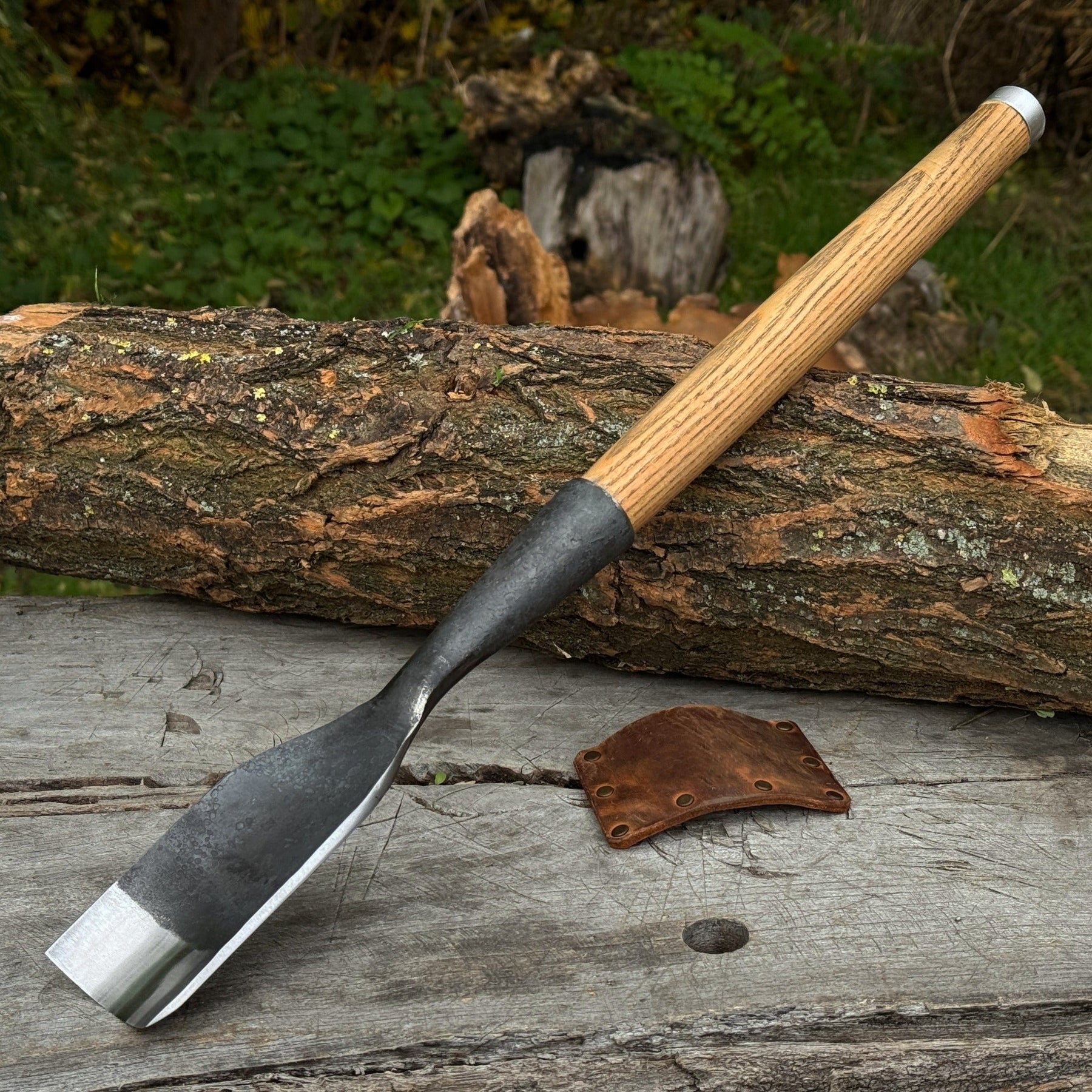 Timber Framing Rounded Chisel, 20 - 100 mm (0.8 - 3.9 inches) by Sharky Forged Steel Tools