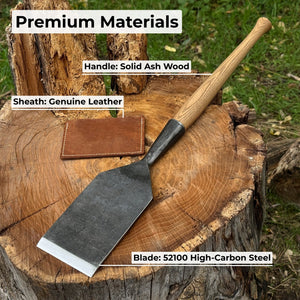 Timber Framing Sliсk Chisel, 20 - 100 mm (0.8 - 3.9 inches) detail view by Sharky Forged Steel Tools