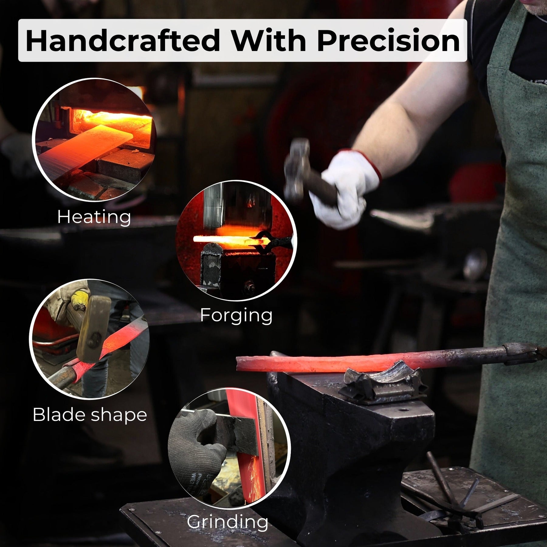 Timber Slick Chisel for Woodworking – 20 to 100 mm (0.8–3.9 Inches) detail view by Sharky Forged Steel Tools