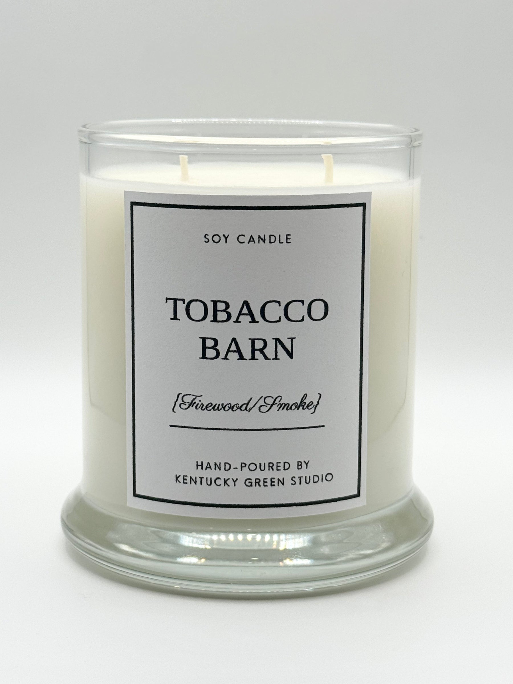 Tobacco Barn Soy Candle by Kentucky Green Studio, scented candle main product photo